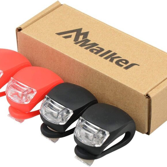 Bicycle Light Front and Rear Silicone LED Bike Light Set - Bike Headlight and Ta - Picture 7 of 7